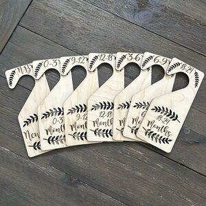 Wood Baby Closet Organizers
